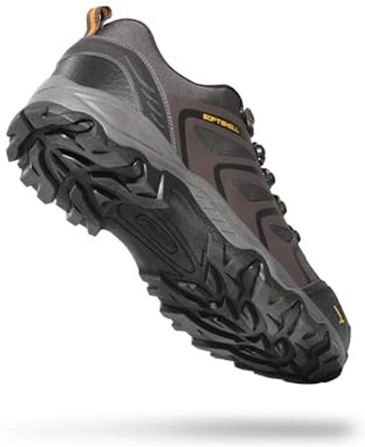 Heren Wandelschoenen Waterdicht en Comfortabel Bruin Zwart