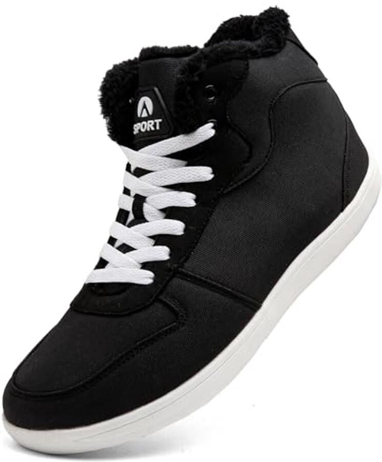 Heren Waterproof Winterlaarzen met Warme Voering Sneeuwschoenen