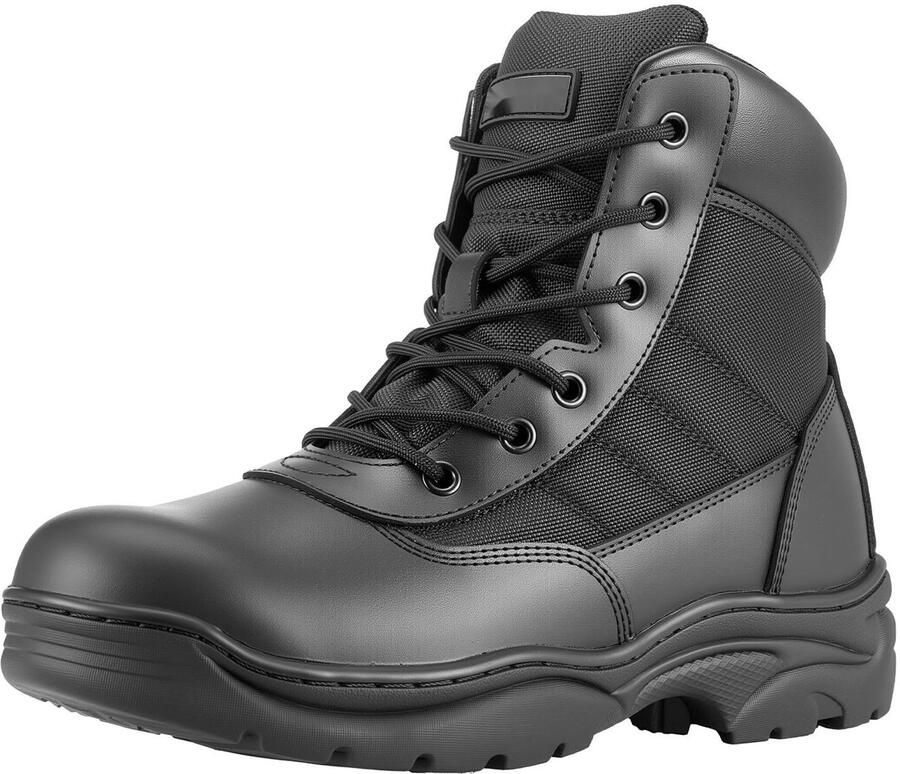 Heren Werklaarzen Tactische Combat Enkellaarzen Lichtgewicht Ademend Antislip Zool Schokabsorberend