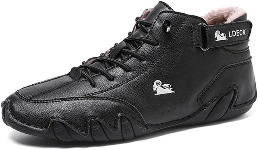 Heren Winter Laarzen Casual Moda Vlakke Zool Met Veters Ademend
