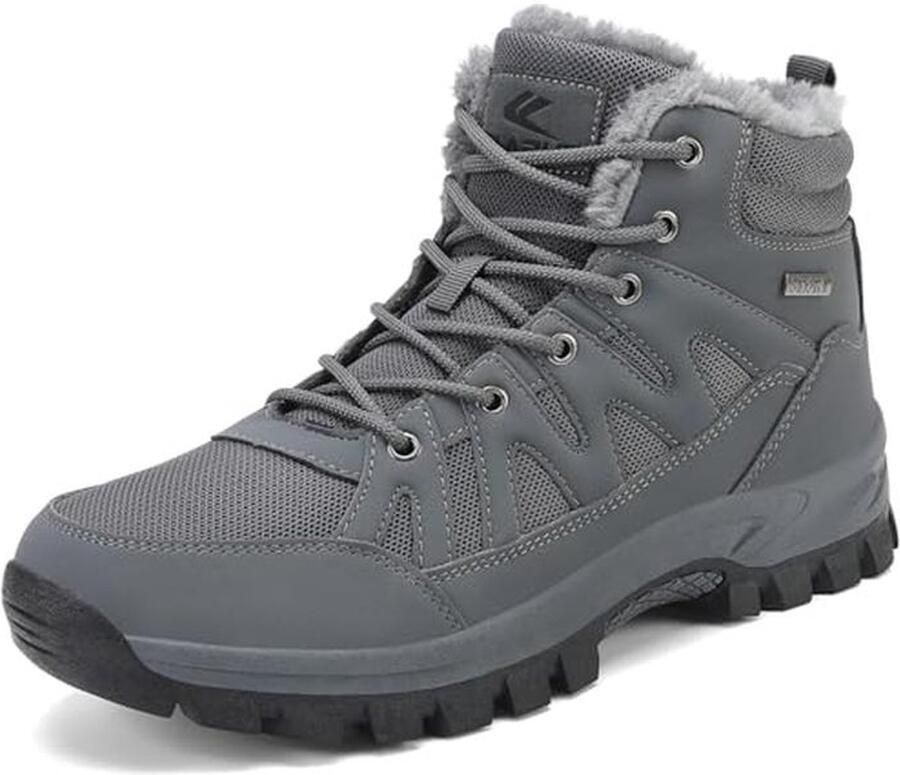 Heren Winter Laarzen Warm Gevoerde Wandelschoenen voor Sneeuw en Trekking