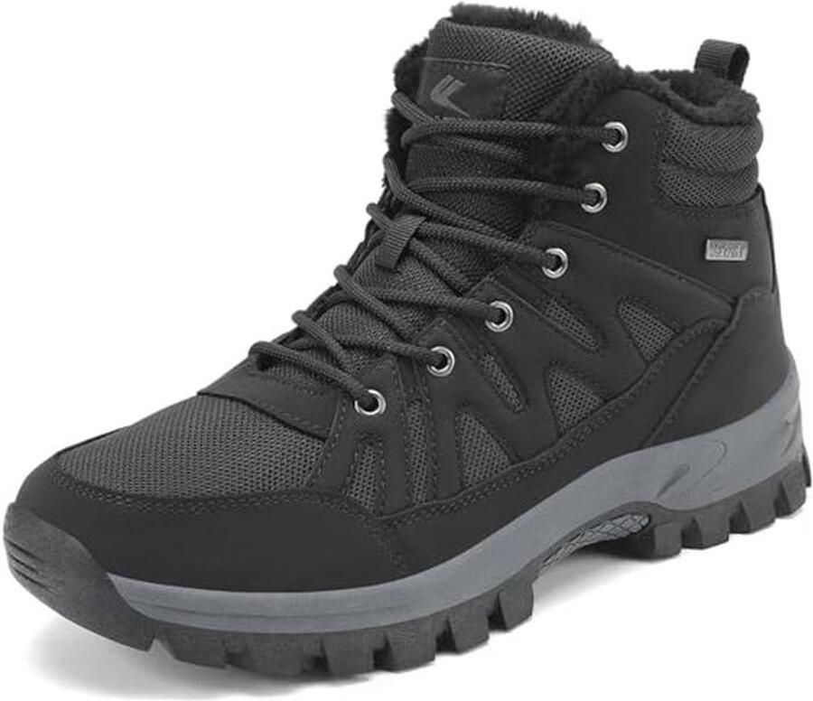 Heren Winter Laarzen Warm Gevoerde Wandelschoenen voor Sneeuw en Trekking