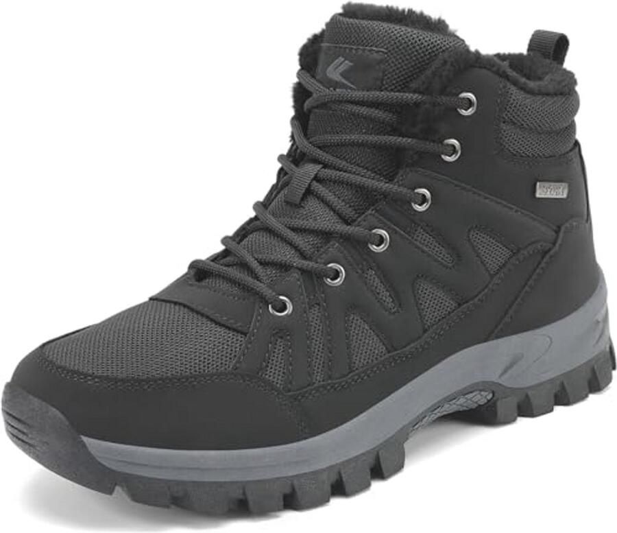 Heren Winter Laarzen Warm Gevoerde Wandelschoenen voor Sneeuw en Trekking