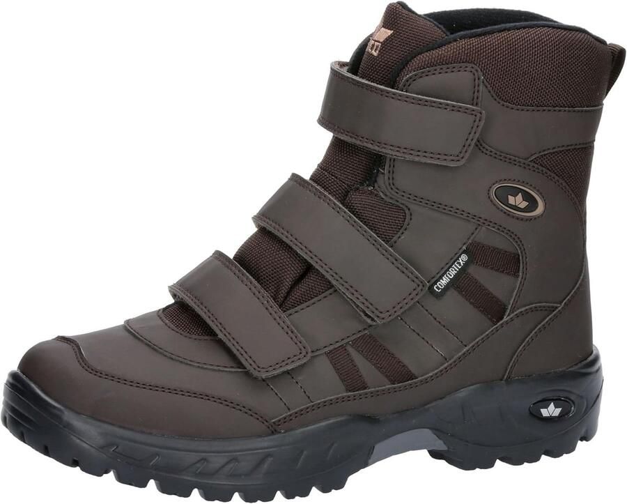 Heren Winter Snowboots Warm Gevoerd met Klittenband