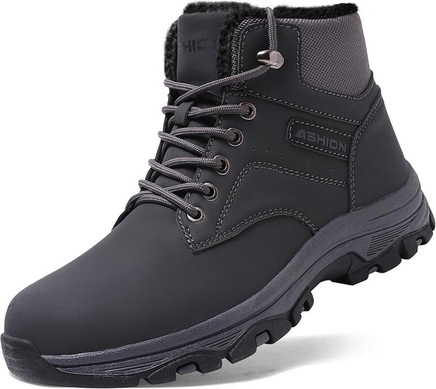 Heren Winterlaarzen Wandelschoenen Outdoor Trekking Warm Gevoerd Antislip