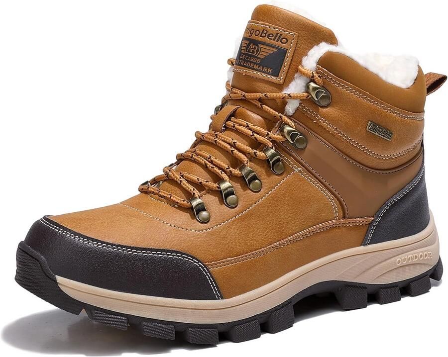 Heren Winterlaarzen Warm Gevoerde Enkellaarzen Sneeuwlaarzen Wandelschoenen Werk