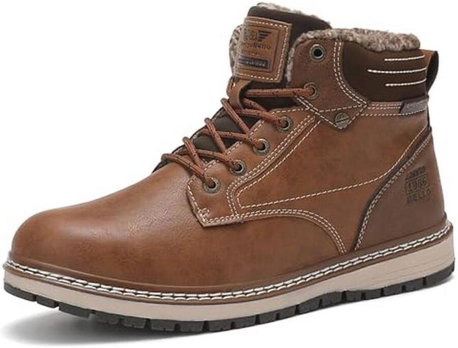 Heren Winterschoenen en Wandelschoenen Warm Gevoerd voor Outdoor Activiteiten