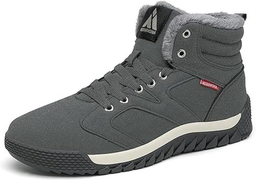 Heren Winterschoenen Gevoerd met Imitatiebont Warm en Waterdicht voor Outdoor Activiteiten