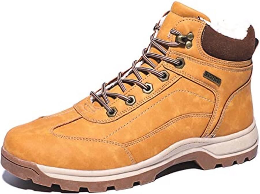Heren winterschoenen warm waterdicht voor trekking en wandelen