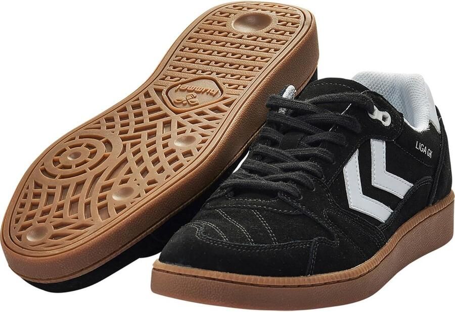 Heren Zaalschoenen Handbal Premium Suède en Antislip Zolen