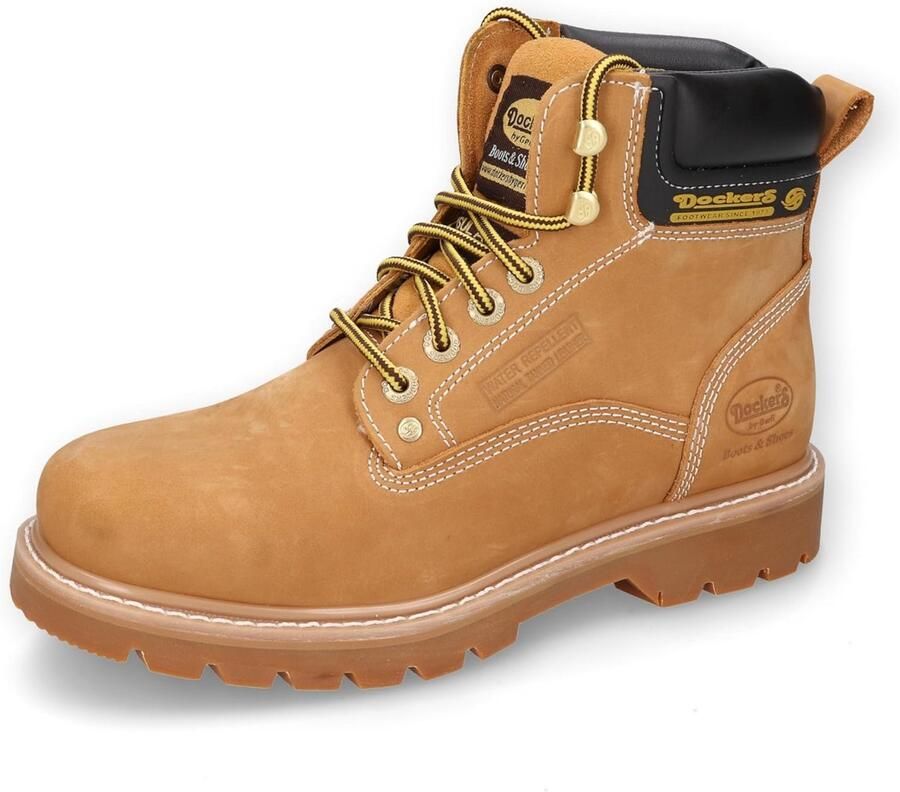 Heren Zwarte Veterboots Leer Stijlvol en Waterafstotend