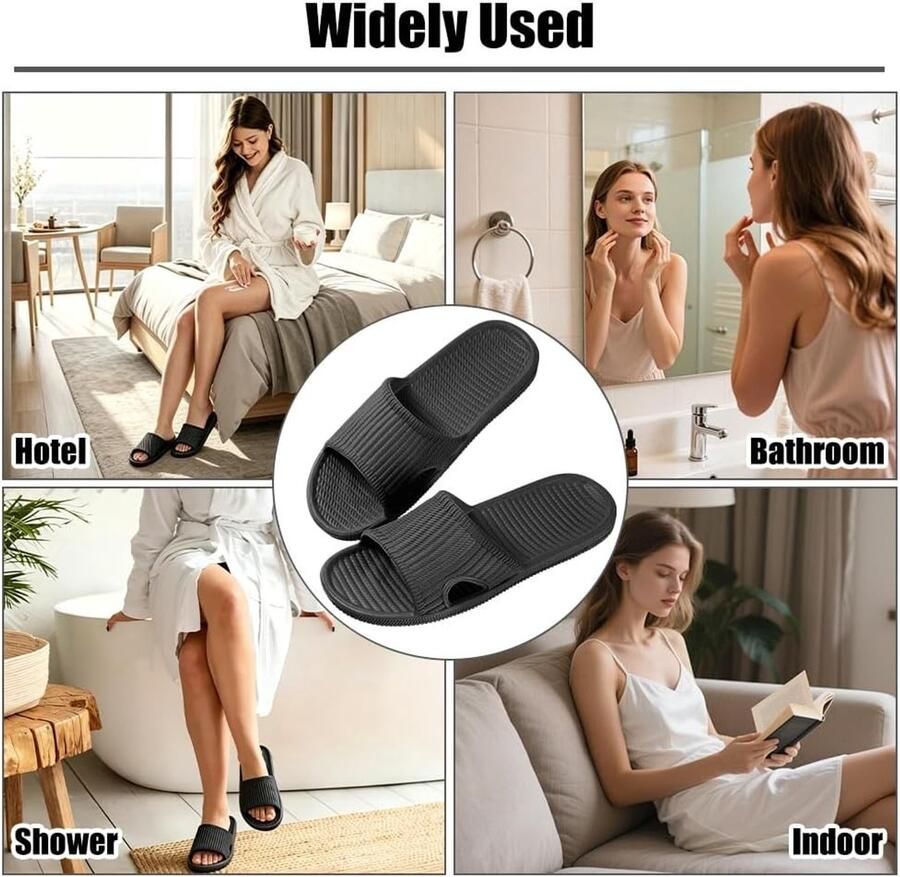 Comfortabele Zwemslippers voor Mannen Ideaal voor Strand Zwembad en Douche Zacht en Lichtgewicht