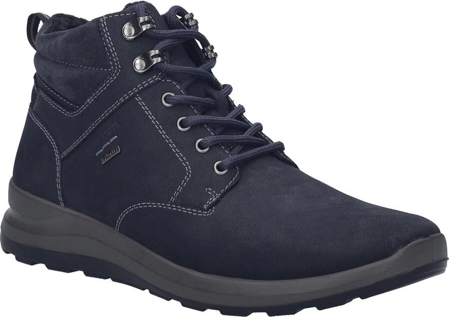 Herenlaars Winterse Schoenen Buiten Wandelen Waterafstotend Donkerblauw - Foto 1