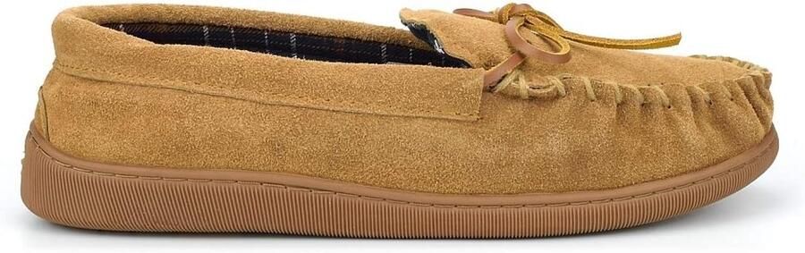 Herens Pantoffels Bruin Leer Instappers