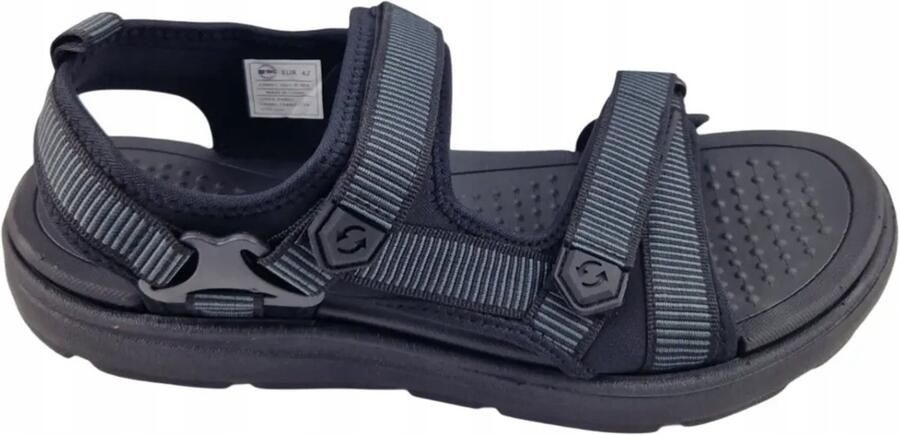 Herensandalen Zwart Comfortabel en Verstelbaar