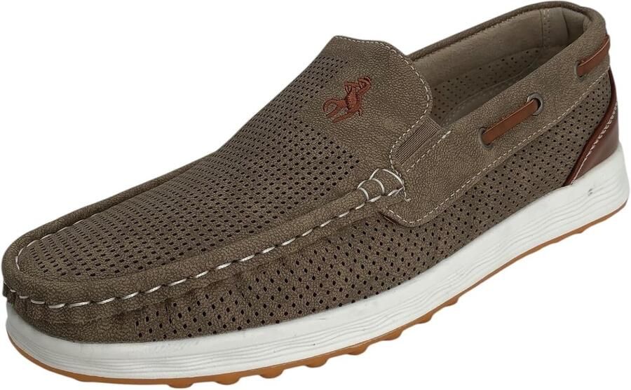 Herenschoenen Instappers Casual Dagelijks Gebruik Handgemaakte Afwerking Bruin