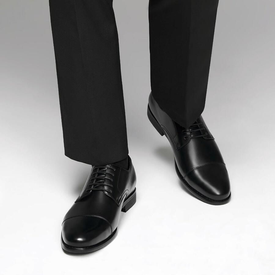 Herenschoenen Klassieke Oxford met neuskap Comfortabele formele schoenen Heren veterschoenen Derby voor zakelijk werk kantoor bruiloft en gala