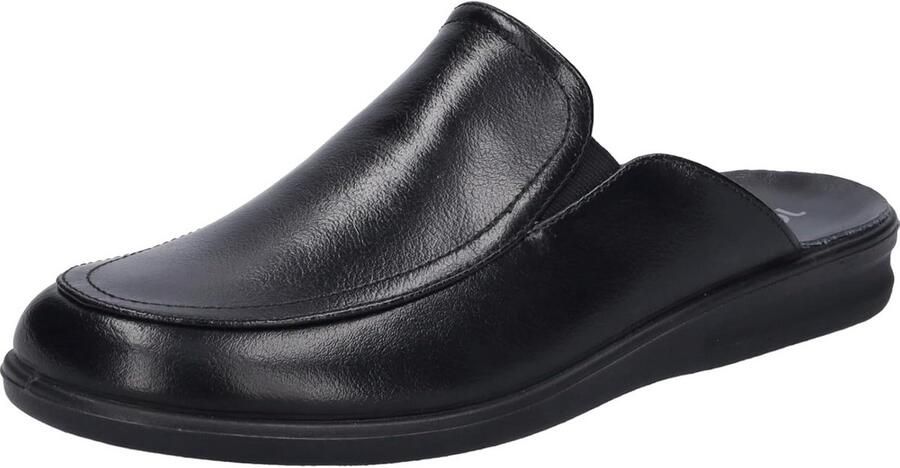 Herenschoenen Loafers Comfortabele Slippers Ontspannen Wandelen Direct Gespoten Zool Zwart