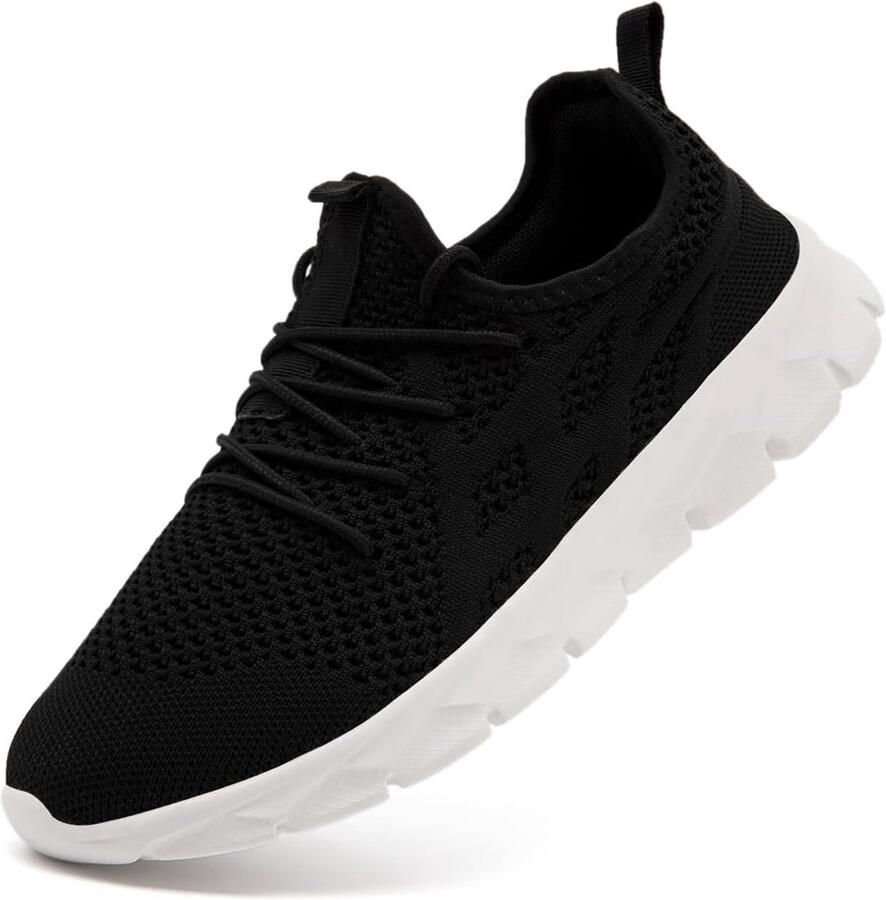 Hardloopschoenen voor heren gymschoenen sportschoenen sneakers wandelschoenen ademende rubberen zool spiraalbodem fitness joggingschoen