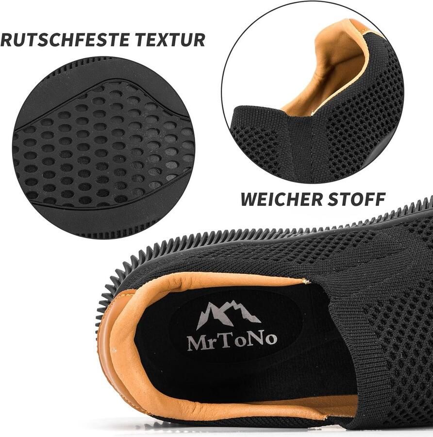 Herenschoenen Slip On Sneakers Casual Schoenen Ademend Comfortabel Mesh Sportschoenen Lichtgewicht Trainers Casual Antislip Loafers Wandelschoenen Joggingschoenen