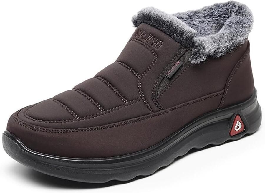 Herenschoenen Snowboots Warme Winterlaarzen Buiten Activiteiten Waterdicht Warm Gevoerd 38-46 EU Zwart Bruin