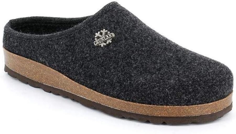 Comfortabele Heren Pantoffels Antraciet