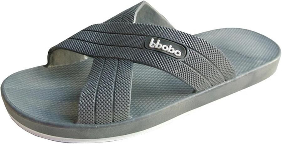 Herenslippers Badkamer Slippers Thuis Dragen Extra Dikke Zool Grote Maten Blauw Grijs Zwart