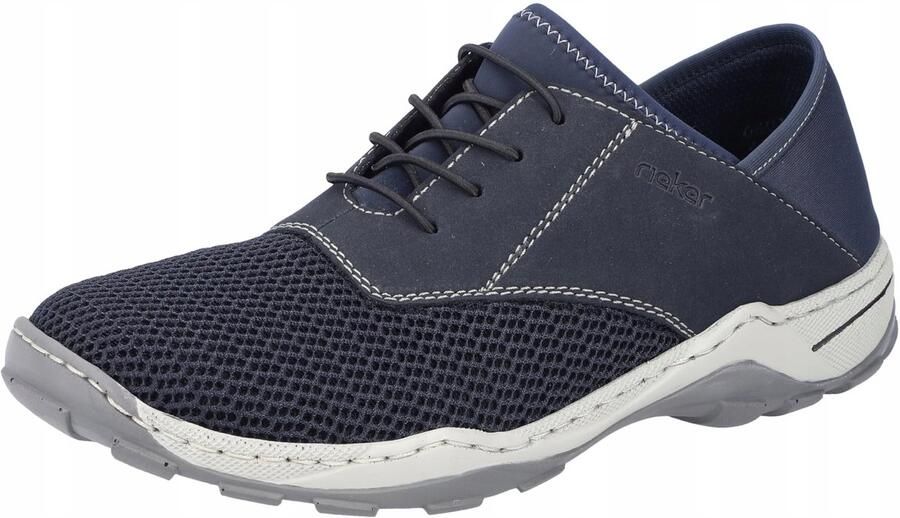 Herenslippers Blauw Comfortabele Instappers