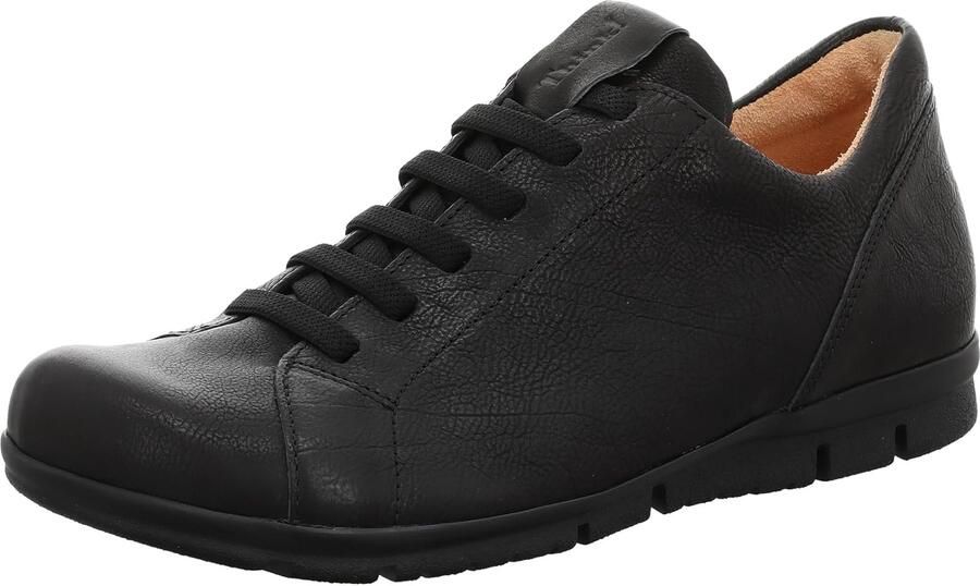 Herenslippers Leer Zwart Verwisselbaar Voetbed