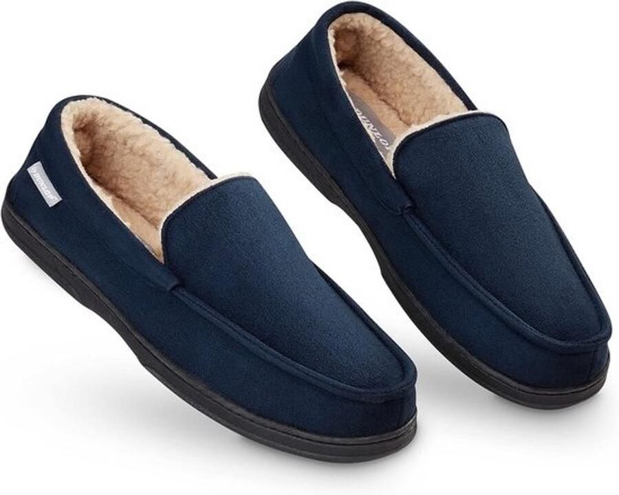 Warme Heren Instapsloffen Moccasin Huisslippers met Memory Foam Zool Geschikt voor Binnen en Buiten