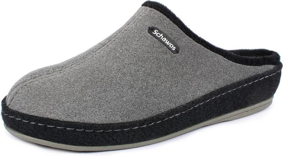 Herenslippers van Vilt Comfortabele Pantoffels voor het Hele Jaar