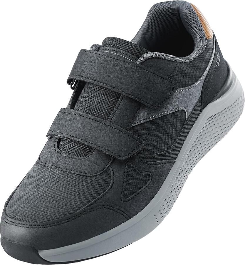 Herensneakers klittenband Gevoerde loopschoenen Sport en outdoor Lichtgewicht ademend ontwerp