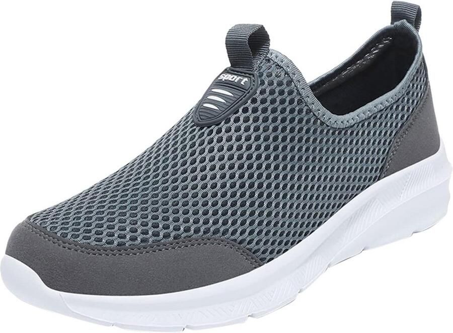 Ademende Zomer Sneakers voor Heren Lichtgewicht Sportschoenen voor Hardlopen en Vrije Tijd