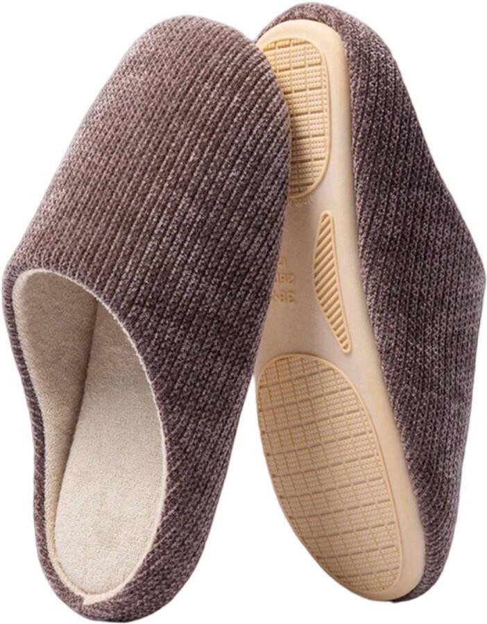 Herfst- en winter stille pantoffels L Geschikt voor voeten 39-40 Binnenzoollengte Zoolbreedte Hakhoogte Binnenschoenen met antislip Stille en warme schoenen Geschikt voor zowel nen als