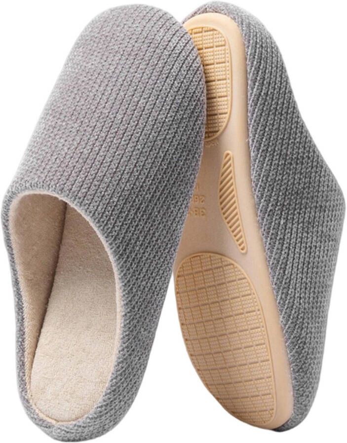 Herfst- en winter stille pantoffels XL Geschikt voor voeten 41-42 Binnenzoollengte Zoolbreedte Hakhoogte Binnenschoenen met antislip Stille en warme schoenen Geschikt voor zowel nen als