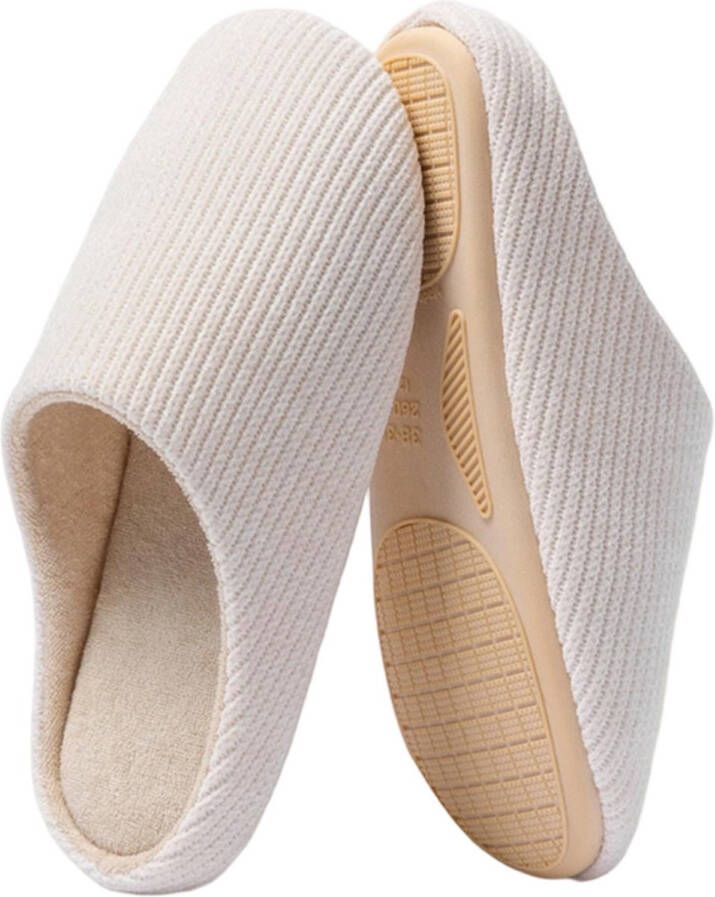 Herfst- en winter stille pantoffels XL Geschikt voor voeten 41-42 Binnenzoollengte Zoolbreedte Hakhoogte Binnenschoenen met antislip Stille en warme schoenen Geschikt voor zowel nen als