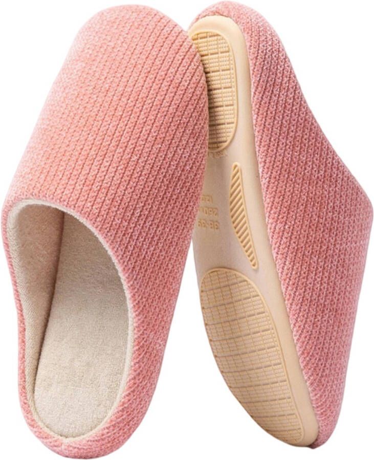 Herfst- en winter stille pantoffels XXL Geschikt voor voeten 43-44 Binnenzoollengte Zoolbreedte Hakhoogte Binnenschoenen met antislip Stille en warme schoenen Geschikt voor zowel nen als