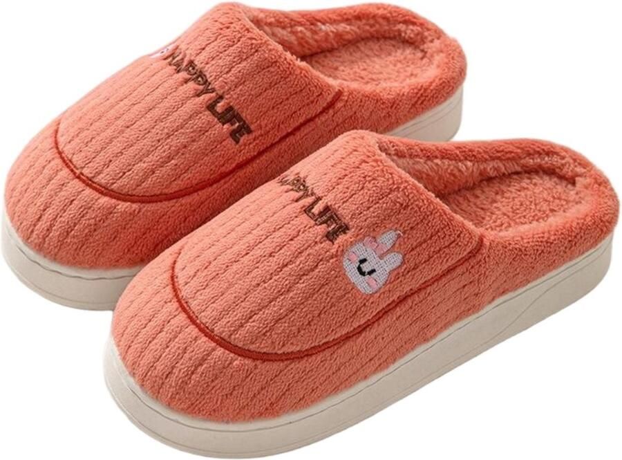 Herfst- en winterpantoffels S 38-39 Valt klein Bestel 1-2 maten groter Herfst- en winterpantoffels voor in de winter Katoenen pantoffels voor binnen Herfst- en winterbenodigdheden Warme benodigdheden Pantoffels
