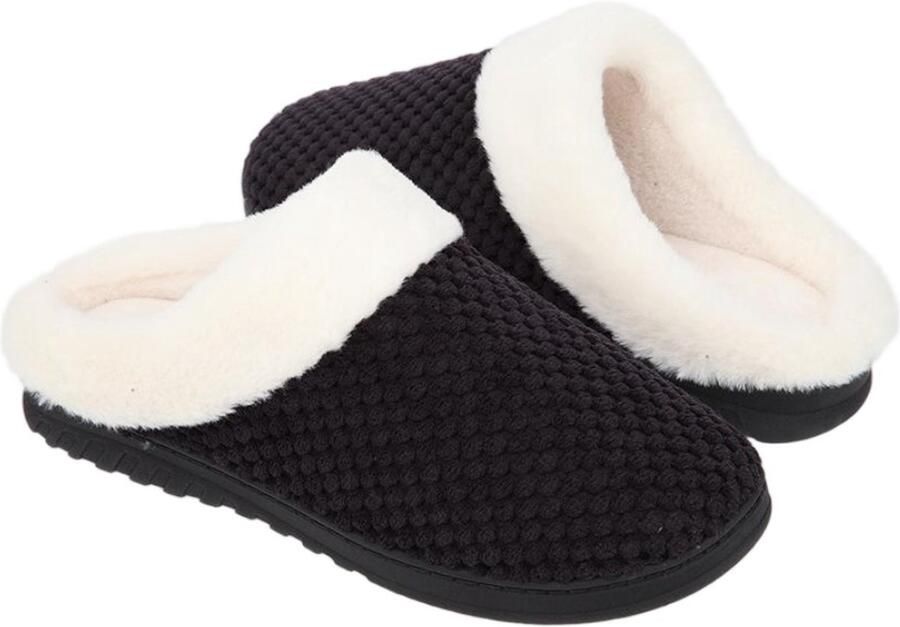 Herfst- en winterpantoffels XL 42 43 Valt klein Bestel 1-2 maten groter Herfst- en winterpantoffels voor in de winter Katoenen pantoffels voor binnen Herfst- en winterbenodigdheden Warme benodigdheden Pantoffels