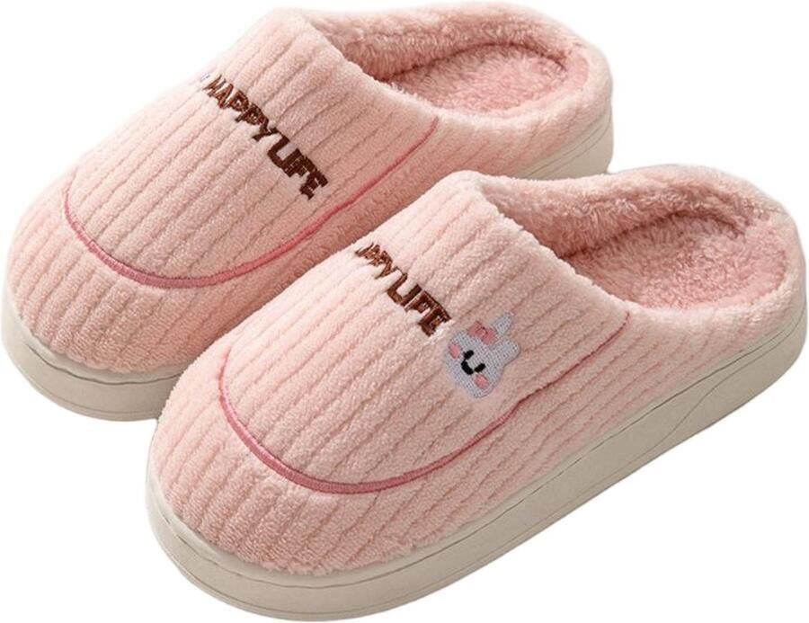 Herfst- en winterpantoffels S 38-39 Valt klein Bestel 1-2 maten groter Herfst- en winterpantoffels voor in de winter Katoenen pantoffels voor binnen Herfst- en winterbenodigdheden Warme benodigdheden Pantoffels
