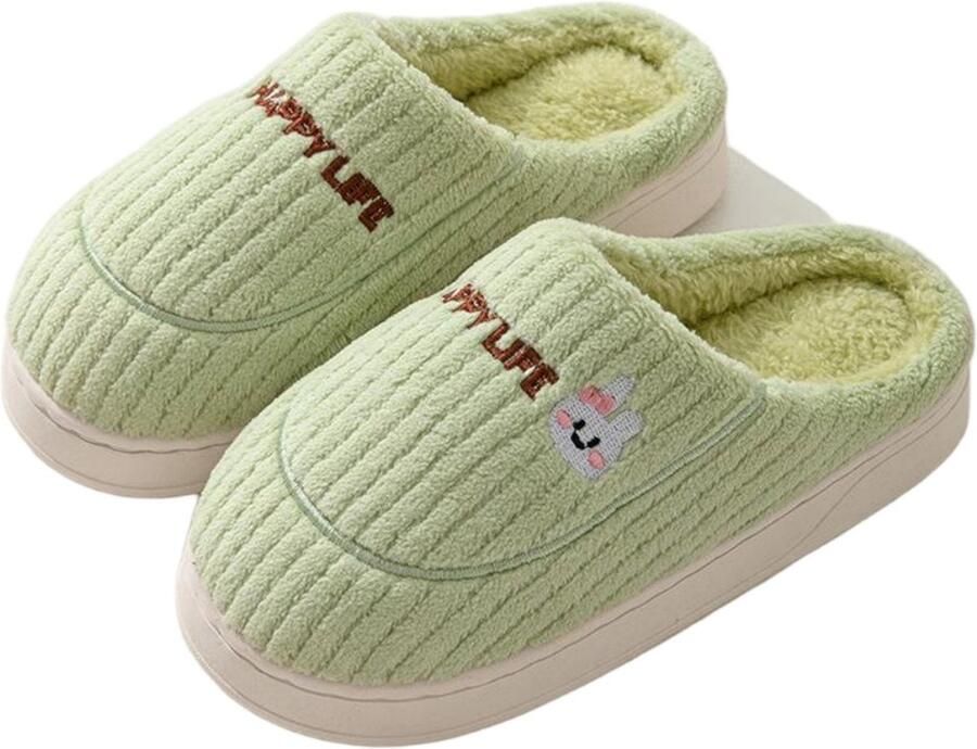 Herfst- en winterpantoffels S 38-39 Valt klein Bestel 1-2 maten groter Herfst- en winterpantoffels voor in de winter Katoenen pantoffels voor binnen Herfst- en winterbenodigdheden Warme benodigdheden Pantoffels