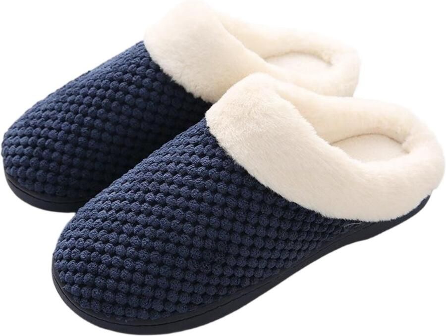 Herfst- en winterpantoffels XL 42 43 Valt klein Bestel 1-2 maten groter Herfst- en winterpantoffels voor in de winter Katoenen pantoffels voor binnen Herfst- en winterbenodigdheden Warme benodigdheden Pantoffels