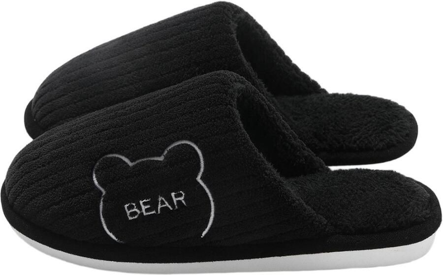 Herfst Winter Binnen Pantoffels van Katoen Zachte en Warme Pantoffels voor Heren Schattige Cartoon Katoenen Pantoffels voor Heren Antislip Katoenen Pantoffels voor Thuis Geschikte voetlengte Meet uw voetlengte op