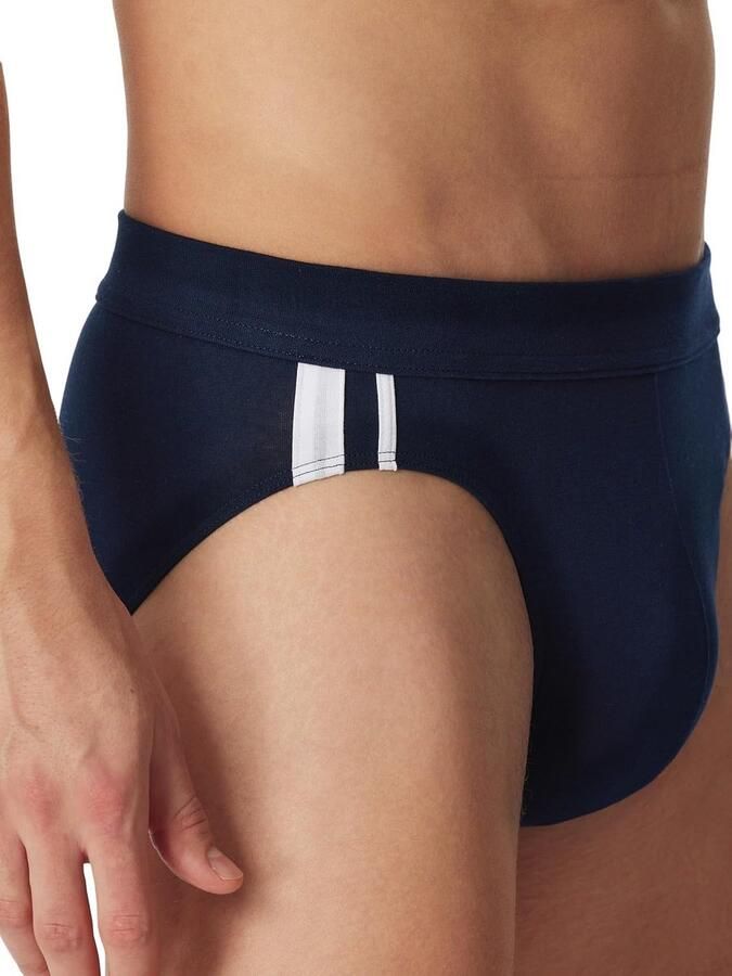 Herren 3 Pack Slip Softbund und Streifen Bio Baumwolle 95 5 Organic
