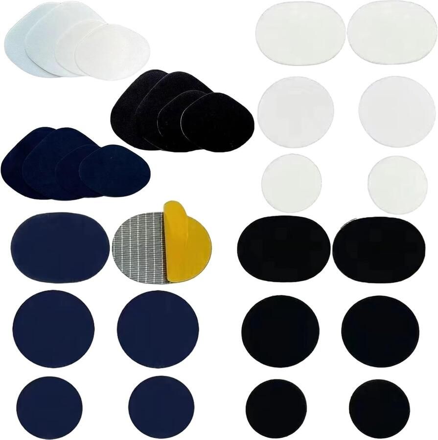 Herstel Patches voor Schoenen 24 Stuks Ronde Reparatie Patches voor Sneakers Gym Schoenen en Hakken Ideaal voor Kleding en Schadeherstel