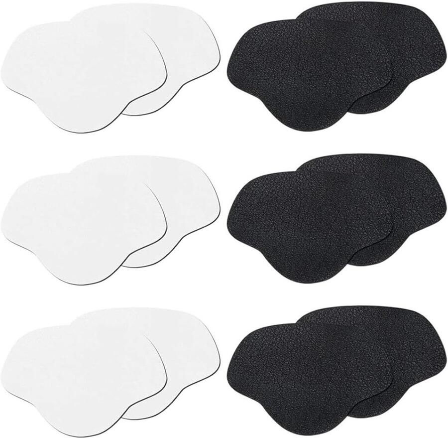 Herstelsets voor hakken: 8 paar hakreparatie patches voor leren en sportschoenen ter bescherming van de