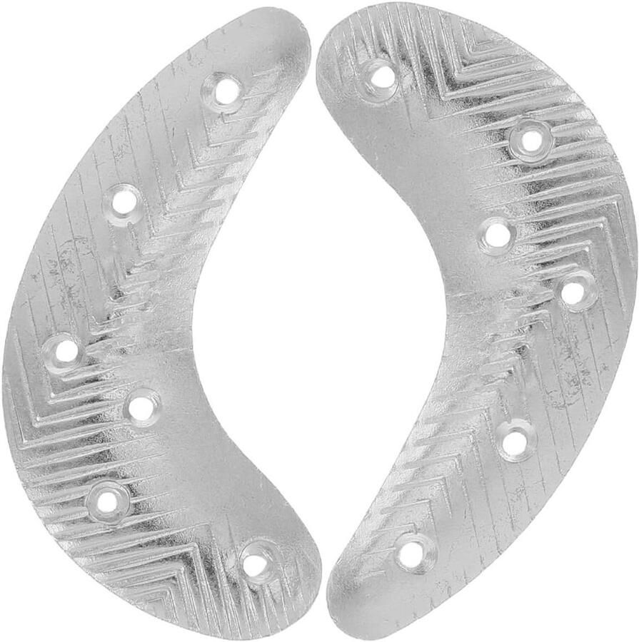 Hiel Reparatie Platen Schoen Hiel Beschermers Schoenen Repareren Antislip Ontwerp Zilver