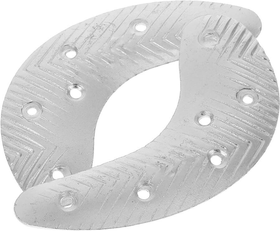 Hiel Reparatie Set Zolen Plaatjes Schoenen Herstellen Robuust IJzer Ontwerp 6.6 x Zilver