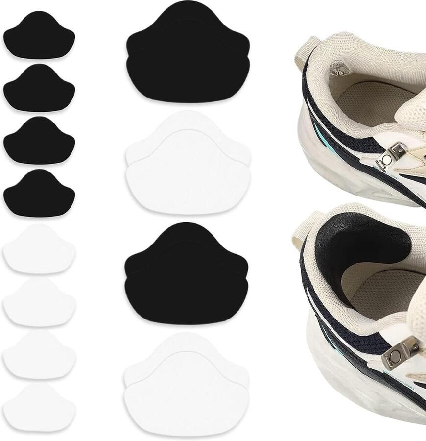 Hielbescherming met zelfklevende hielpads 8 paar voor sneakers en dagelijks gebruik reparatie en comfort