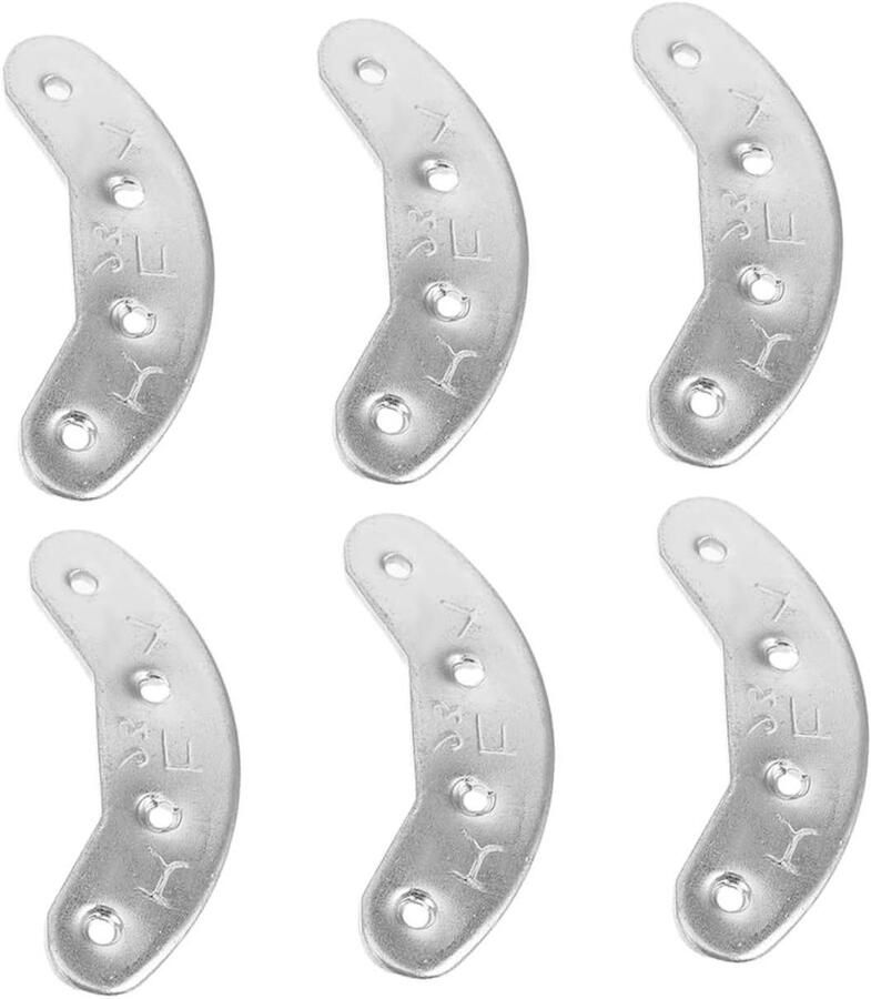 Hielplaten Schoenreparatie Zolen Beschermers Slijtage Voorko Duurzaam Metaal 3 Paren Zilver